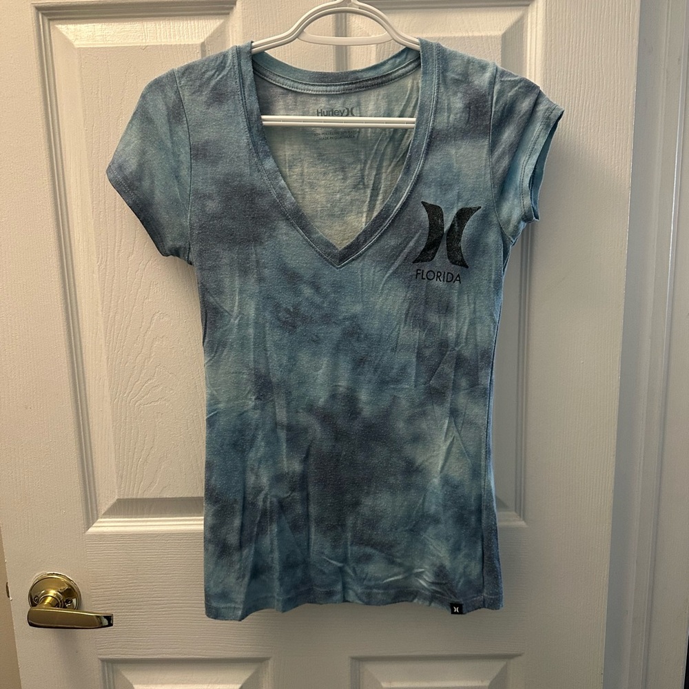 Hurley Florida Blue Tie-Dye Short Sleeve Tee